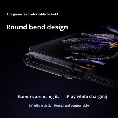 240W Charging Cable with Bracket Data Cable Type-C For Iphone and Samsung