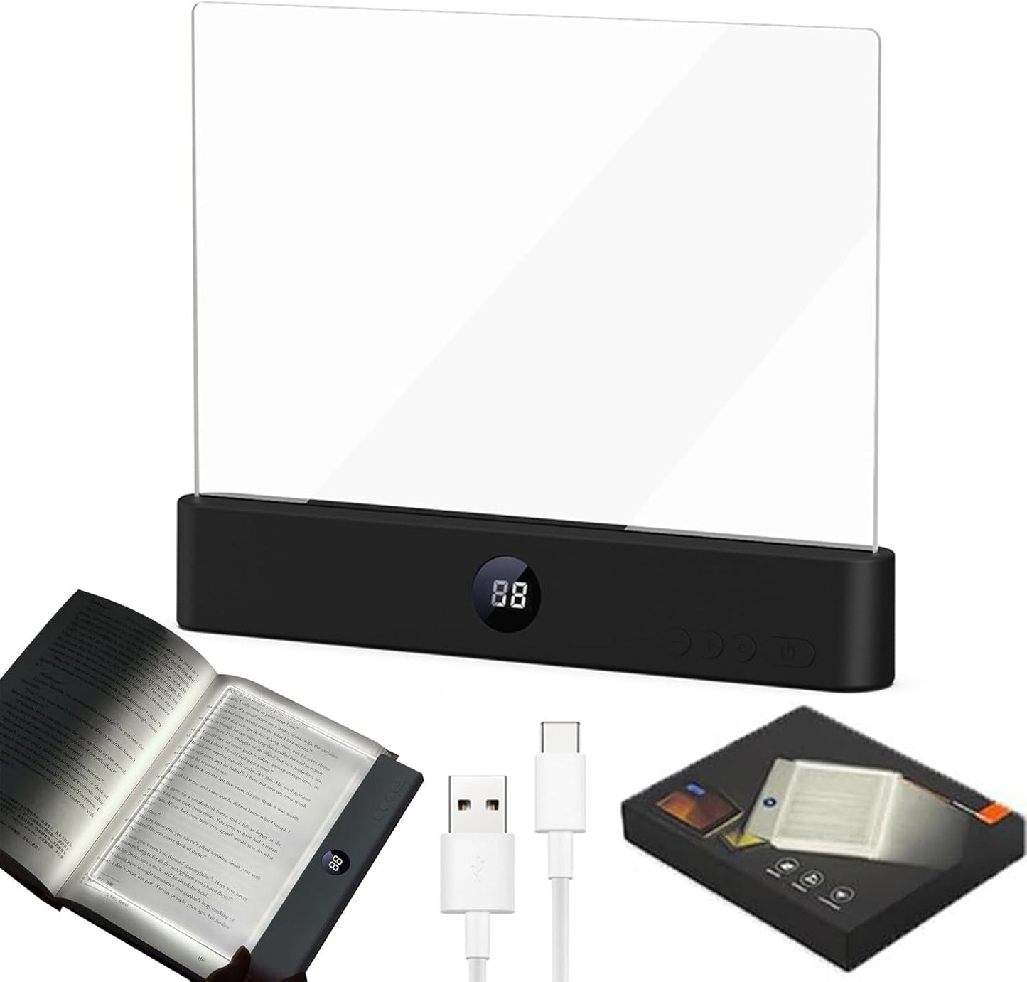 Smart LED Book Light | Eye Protection Reading Light