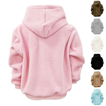 Cozy Plush Kangaroo Pocket Pullover™