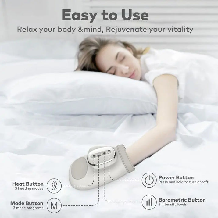 Healing Hand Massager with Soothing Heat – Zeara